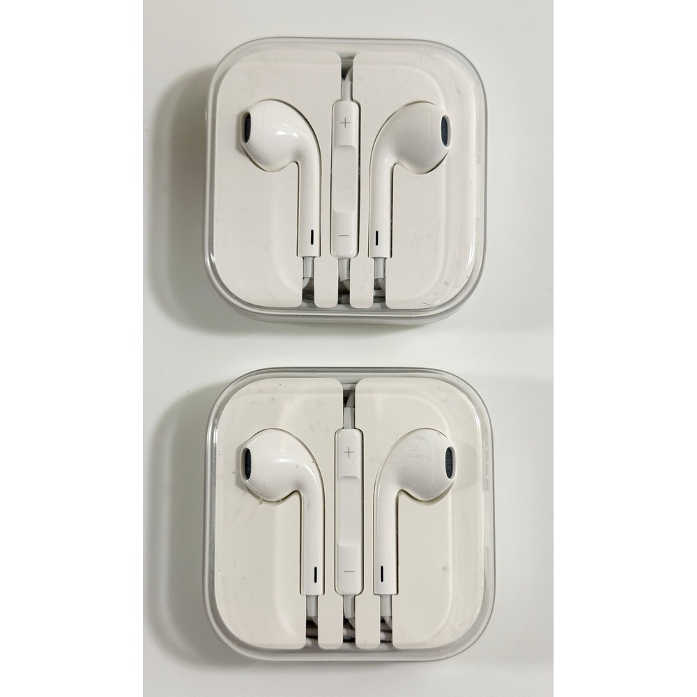 Apple EarPods Wired Headphones Unisex OS White 3.5mm Jack 2 Pack